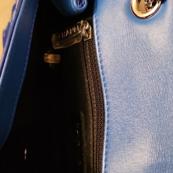 Chanel Patent Blue Medium Crossbody/ Shoulder Handbag 💙⚡️ - Picture 7 of 13